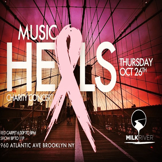 Music Heals Benefit Concert @ Milk River Thursday October 26, 2017