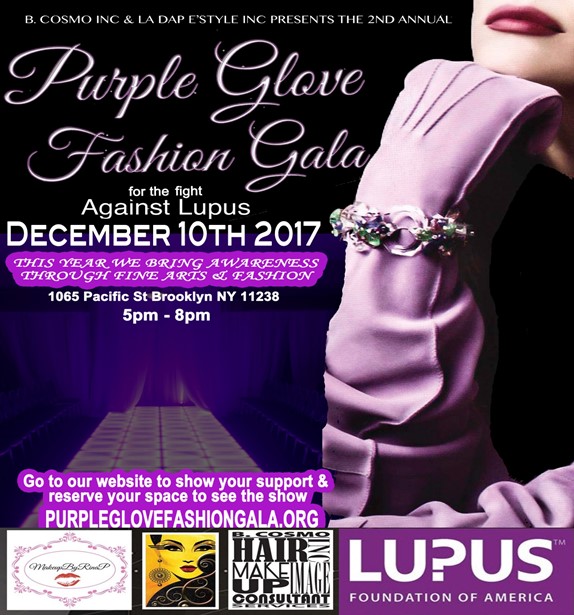 The 2nd Annual Purple Glove Fashion Gala @ The Pacific BK Sunday December 10, 2017