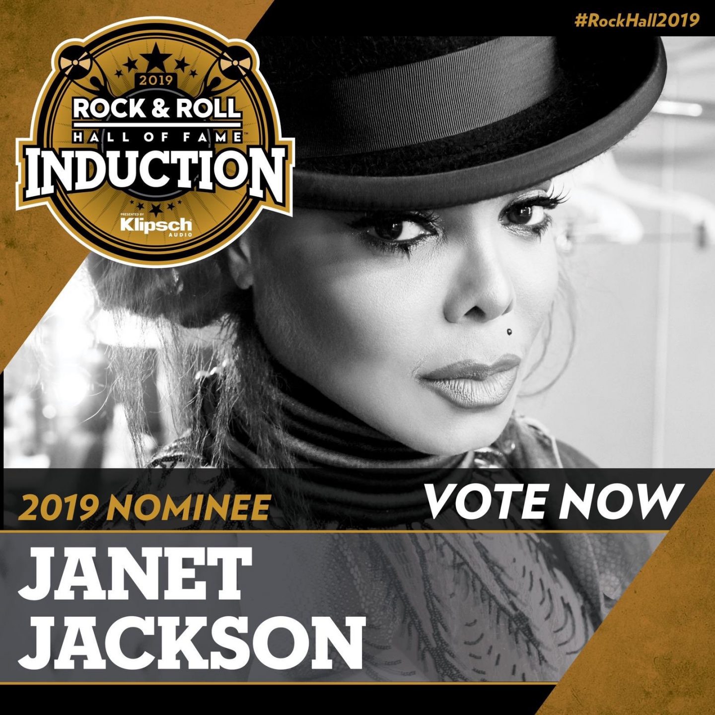 VOTE NOW:Janet Jackson 2019 Rock & Roll Hall Of Fame Nominee