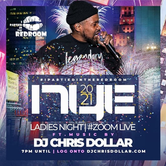 NYE 2021 Ladies Night Live Online Event Thursday December 31, 2020