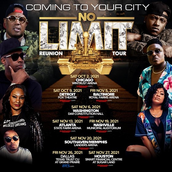 The No Limit Reunion Tour Multi City Select Dates Bomb Promotions